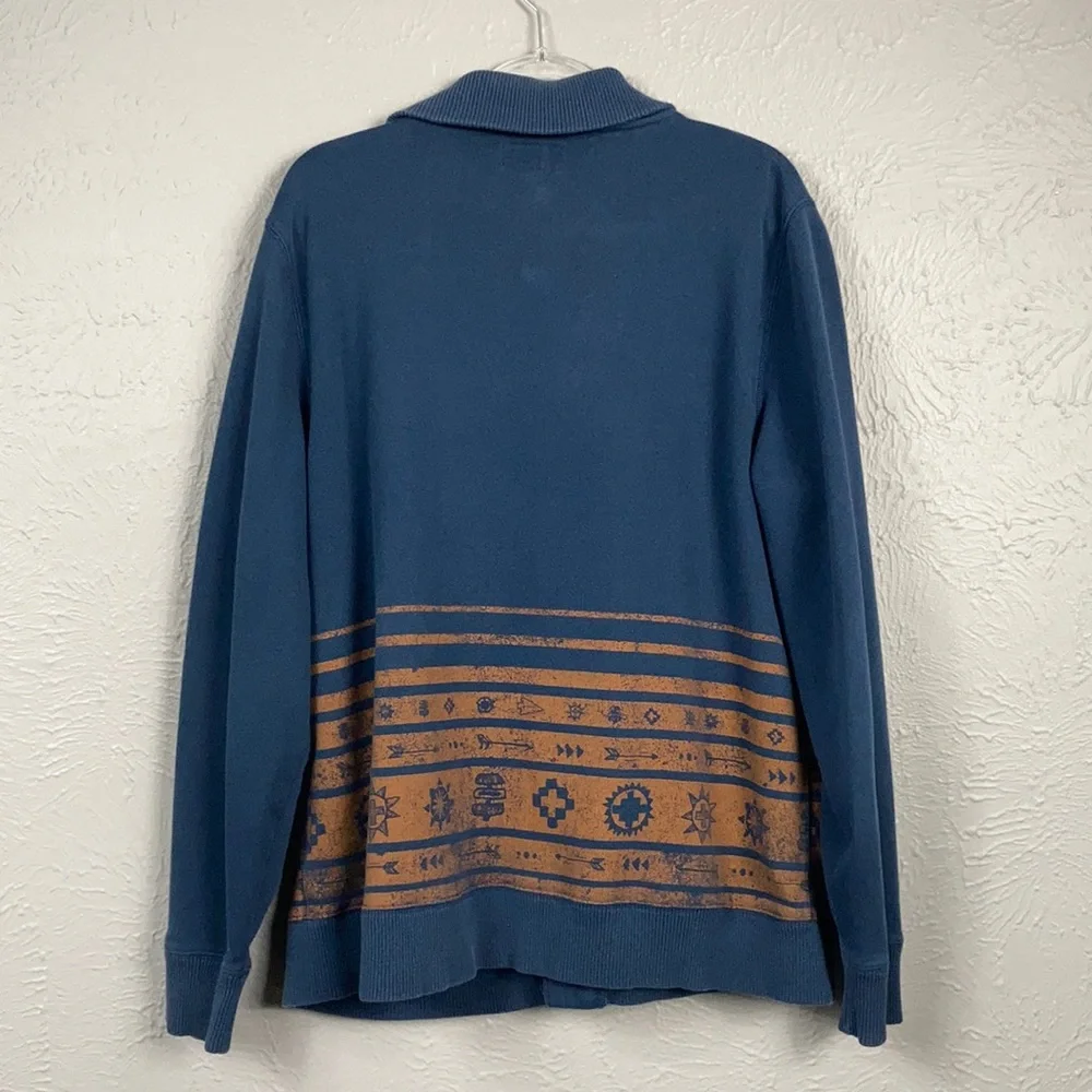 Arizona Jean Co. Navy Blue Button Up Sweater XL - Picture 9 of 9